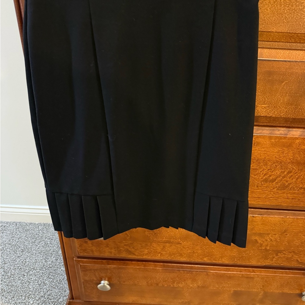 Counterparts Black Pencil Skirt with Pleats